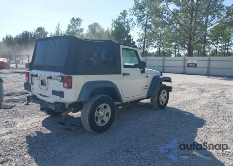2014 Jeep Wrangler Sport from USA, damaged, VIN 1C4AJWAG8EL308538